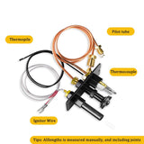 Maxbell Natural Gas Pilot Assembly Spare Home Accessory with Thermocouple Thermopile