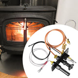 Maxbell Natural Gas Pilot Assembly Spare Home Accessory with Thermocouple Thermopile