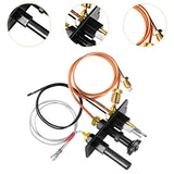 Maxbell Natural Gas Pilot Assembly Spare Home Accessory with Thermocouple Thermopile
