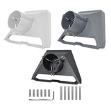 Maxbell Pipe Adapter Kit Pole Mount Adapter Mounting Kit for Gen 3 V3 Kickstand Dish Black