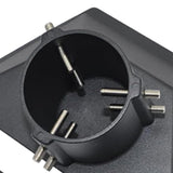Maxbell Pipe Adapter Kit Pole Mount Adapter Mounting Kit for Gen 3 V3 Kickstand Dish Black