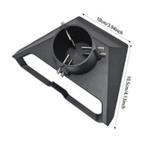 Maxbell Pipe Adapter Kit Pole Mount Adapter Mounting Kit for Gen 3 V3 Kickstand Dish Black