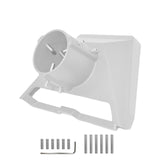 Maxbell Pipe Adapter Kit Pole Mount Adapter Mounting Kit for Gen 3 V3 Kickstand Dish White