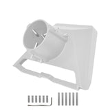 Maxbell Pipe Adapter Kit Pole Mount Adapter Mounting Kit for Gen 3 V3 Kickstand Dish White