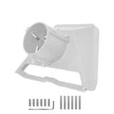 Maxbell Pipe Adapter Kit Pole Mount Adapter Mounting Kit for Gen 3 V3 Kickstand Dish White