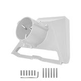 Maxbell Pipe Adapter Kit Pole Mount Adapter Mounting Kit for Gen 3 V3 Kickstand Dish White