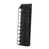 Maxbell Door Shoe Organizer Black Hanging Shoe Organizer for Indoor Living Room Home