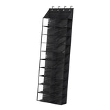 Maxbell Door Shoe Organizer Black Hanging Shoe Organizer for Indoor Living Room Home