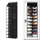 Maxbell Door Shoe Organizer Black Hanging Shoe Organizer for Indoor Living Room Home