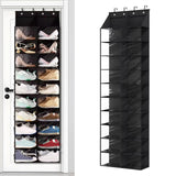 Maxbell Door Shoe Organizer Black Hanging Shoe Organizer for Indoor Living Room Home