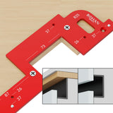 Maxbell Handle Free Cabinet Slotting Tool 2 Depth Hole Spacing Sturdy Auxiliary Tool