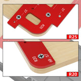 Maxbell Handle Free Cabinet Slotting Tool 2 Depth Hole Spacing Sturdy Auxiliary Tool