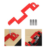 Maxbell Handle Free Cabinet Slotting Tool 2 Depth Hole Spacing Sturdy Auxiliary Tool