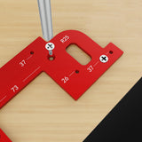 Maxbell Handle Free Cabinet Slotting Tool 2 Depth Hole Spacing Sturdy Auxiliary Tool