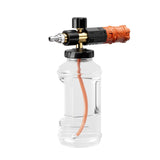 Maxbell Hand Pump Pressure Foam Sprayer Foam Washing Sprayer for Outdoor Indoor Lawn Blue White