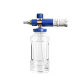 Maxbell Hand Pump Pressure Foam Sprayer Foam Washing Sprayer for Outdoor Indoor Lawn Blue White