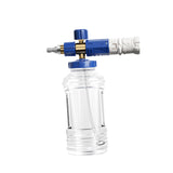 Maxbell Hand Pump Pressure Foam Sprayer Foam Washing Sprayer for Outdoor Indoor Lawn Blue White