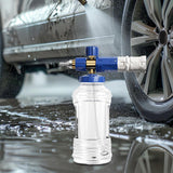 Maxbell Hand Pump Pressure Foam Sprayer Foam Washing Sprayer for Outdoor Indoor Lawn Blue White