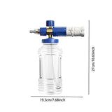 Maxbell Hand Pump Pressure Foam Sprayer Foam Washing Sprayer for Outdoor Indoor Lawn Blue White