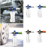 Maxbell Hand Pump Pressure Foam Sprayer Foam Washing Sprayer for Outdoor Indoor Lawn Blue White