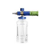 Maxbell Hand Pump Pressure Foam Sprayer Foam Washing Sprayer for Outdoor Indoor Lawn Blue Green