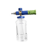 Maxbell Hand Pump Pressure Foam Sprayer Foam Washing Sprayer for Outdoor Indoor Lawn Blue Green