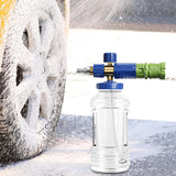 Maxbell Hand Pump Pressure Foam Sprayer Foam Washing Sprayer for Outdoor Indoor Lawn Blue Green