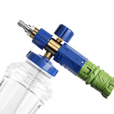 Maxbell Hand Pump Pressure Foam Sprayer Foam Washing Sprayer for Outdoor Indoor Lawn Blue Green