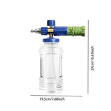 Maxbell Hand Pump Pressure Foam Sprayer Foam Washing Sprayer for Outdoor Indoor Lawn Blue Green