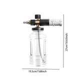 Maxbell Hand Pump Pressure Foam Sprayer Foam Washing Sprayer for Outdoor Indoor Lawn Black White