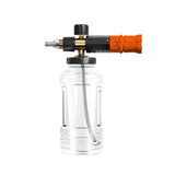 Maxbell Hand Pump Pressure Foam Sprayer Foam Washing Sprayer for Outdoor Indoor Lawn Black Orange