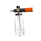 Maxbell Hand Pump Pressure Foam Sprayer Foam Washing Sprayer for Outdoor Indoor Lawn Black Orange