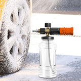 Maxbell Hand Pump Pressure Foam Sprayer Foam Washing Sprayer for Outdoor Indoor Lawn Black Orange