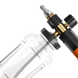 Maxbell Hand Pump Pressure Foam Sprayer Foam Washing Sprayer for Outdoor Indoor Lawn Black Orange