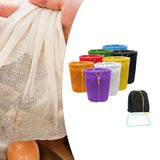 Maxbell 8x 5 Gallon Filter Bags Garden Filter Bags for Medicinal Residue Juice Fruit