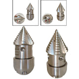 Maxbell Sludge Cleaning Nozzle Ceramic Nozzle for Car Washing Pipe Unclogging Window Type 1