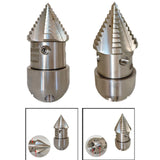 Maxbell Sludge Cleaning Nozzle Ceramic Nozzle for Car Washing Pipe Unclogging Window Type 1