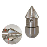 Maxbell Sludge Cleaning Nozzle Ceramic Nozzle for Car Washing Pipe Unclogging Window Type 1