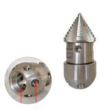 Maxbell Sludge Cleaning Nozzle Ceramic Nozzle for Car Washing Pipe Unclogging Window Type 1