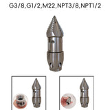 Maxbell Sewer Jetter Nozzle Rotating Connector Pressure Washer Sewer Jet Hose Nozzle G3 8