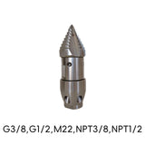 Maxbell Sewer Jetter Nozzle Rotating Connector Pressure Washer Sewer Jet Hose Nozzle G3 8