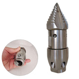 Maxbell Sewer Jetter Nozzle Rotating Connector Pressure Washer Sewer Jet Hose Nozzle G1 2
