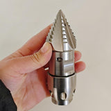 Maxbell Sewer Jetter Nozzle Rotating Connector Pressure Washer Sewer Jet Hose Nozzle G1 2