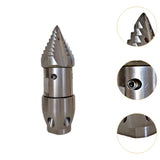 Maxbell Sewer Jetter Nozzle Rotating Connector Pressure Washer Sewer Jet Hose Nozzle NPT3 8