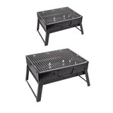 Maxbell Foldable BBQ Grill Multipurpose Barbecue Grill for Picnic Garden Backpacking 27x35x20cm