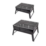 Maxbell Foldable BBQ Grill Multipurpose Barbecue Grill for Picnic Garden Backpacking 27x35x20cm