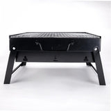 Maxbell Foldable BBQ Grill Multipurpose Barbecue Grill for Picnic Garden Backpacking 27x35x20cm