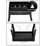 Maxbell Foldable BBQ Grill Multipurpose Barbecue Grill for Picnic Garden Backpacking 22x43x29cm