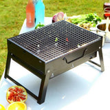 Maxbell Foldable BBQ Grill Multipurpose Barbecue Grill for Picnic Garden Backpacking 22x43x29cm