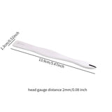 Maxbell Punching Leather Craft Ruler DIY Leather Crafting Tool for Drawing Household 2mm